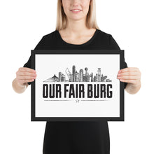 Load image into Gallery viewer, Our Fair Burg - Framed Poster
