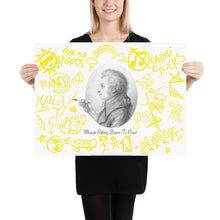 Load image into Gallery viewer, Mozart Sitting Down To Paint - POSTER 18x24